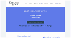 Desktop Screenshot of dovehousejc.org